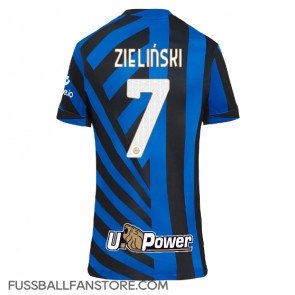 Inter Milan Piotr Zielinski #7 Replik Heimtrikot Damen 2024-25 Kurzarm